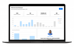 Rotessa UI laptop mockup full