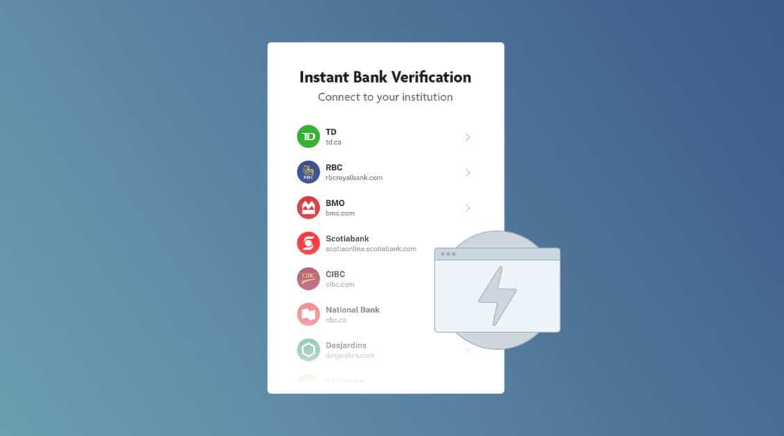 New: Instant bank verification - Rotessa