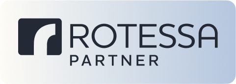 Rotessa Partner Badge - For use on dark backgrounds
