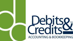 Debits & Credits Accounting & Bookkeeping logo